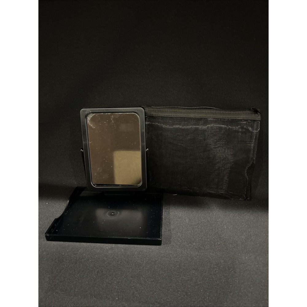 Mary Kay Black Make Up Mirror With Travel Case Party Consultant New